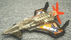 HOT WHEELS POISON ARROW 3 1/4" BLACK DIECAST POLICE JET AIRPLANE - NICE - Bild 1 von 10