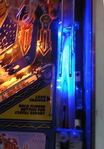 FLIPPER ACQUA BIANCA lampeggiante interattivo SHOOTER LANE mod luce WH20 - Foto 1 di 2