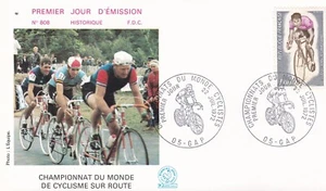 FRANCE 1972 FDC CHAMPIONNATS DU MONDE CYCLISTE YT 1724 - Imagen 1 de 1