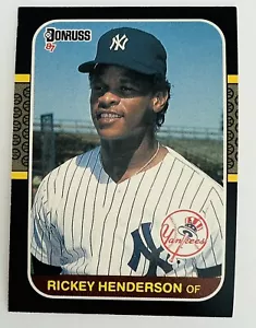 1987 Donruss - #228 Rickey Henderson - Picture 1 of 2