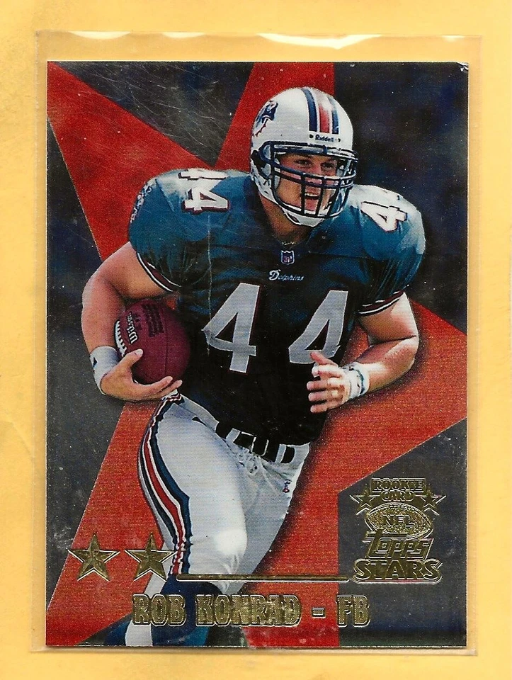 ROB KONRAD - 1999 Topps Stars "2 Stars Rookie" - #55 - Dolphins - Comb. Shipping - Image 1 of 1