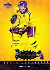 1997-98 Swedish Collectors Choice Crash the Game Gold #20 Roger Johansson