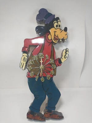 reloj de pared de madera estilo retro disney goofy Foto 1 de 4
