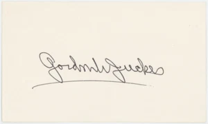 Gordon Juckes Hockey Hall Of Fame handsignierte signierte Karteikarte AMCo COA 29080 - Bild 1 von 2