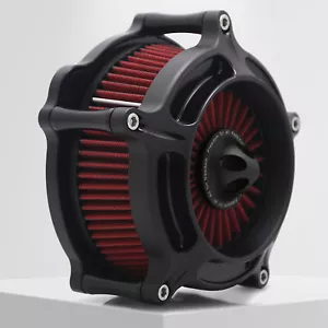 Turbine Air Cleaner Intake Filter For Harley Sportster XL883 1200 Iron883 04-Up - Picture 1 of 8