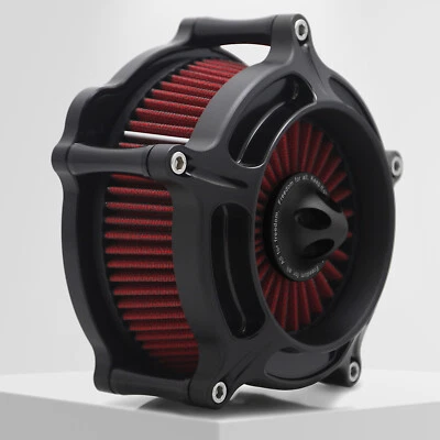 Turbine Air Cleaner Intake Filter For Harley Sportster XL883 1200 Iron883 04-Up - Image 1 of 4