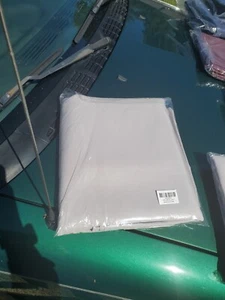 Silver Polyester 90x132" Rectangle TABLECLOTHS Wedding Party Supplies Linens - Picture 1 of 2