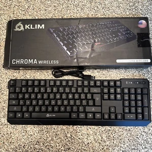 KLIM Chroma Tastiera da gioco wireless ricaricabile RGB SCATOLA APERTA (144) - Foto 1 di 6