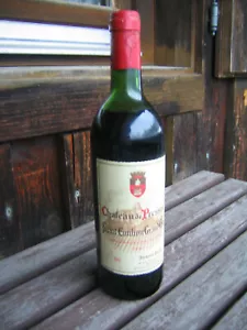 1 Flasche Wein Chateau de Pressac 1976 RARITÄT Grand Cru alt rar Saint-Emilion - Bild 1 von 3