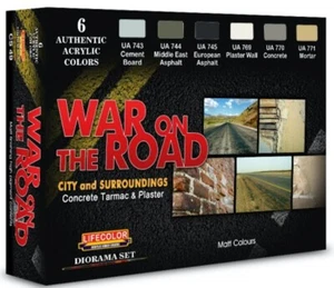 Asfalto yeso de concreto Lifecolor #LFC-CS49 Guerra en la carretera ciudad y alrededores - Imagen 1 de 1