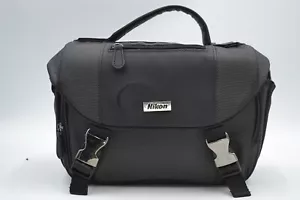 Genuine Nikon Padded DSLR Camera Bag with Shoulder Strap & Compartment Dividers - Picture 1 of 9