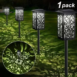 Solar Lights Outdoor Upgraded Solar Pathway Garden Lights Super Bright 20 lumens - Picture 1 of 9