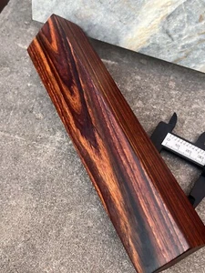 Cocobolo Rosewood Burl Wood Board Woodworking Projects 8.25”x1.6”x1.27”W118 - Picture 1 of 10