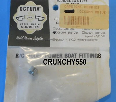 OCTURA OC6DMM Drive Dog 5/16" O.D. Pieza de barco RC vintage Foto 1 de 2