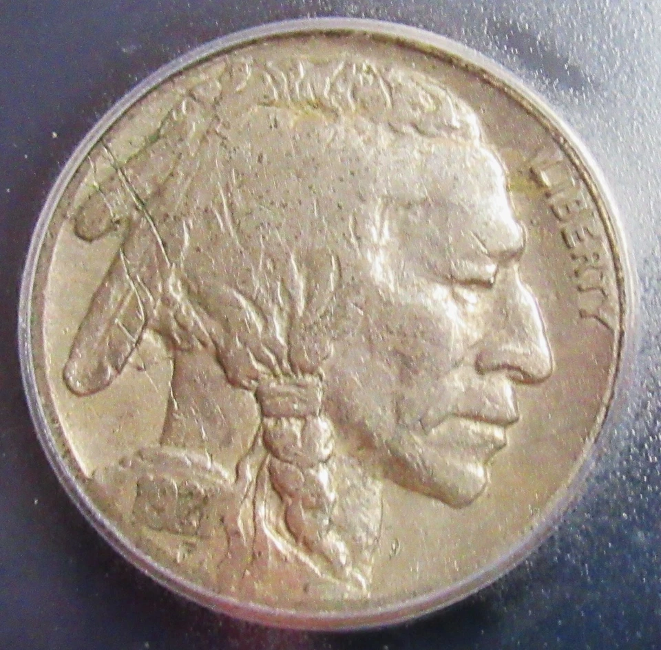 1921-S Buffalo Nickel. Rare date! ICG F15 Details - Image 1 of 4