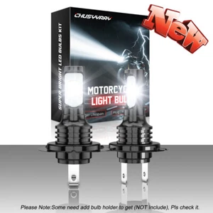 for Honda CBR600F4i 2001 2002 2003 2004 2005 2006 Moto LED Headlight 2X H7 Bulbs - Picture 1 of 15