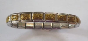 Italian Charms Charm Gold Glitzer Starter Armband  - Bild 1 von 1