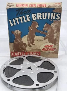Castle Films 8 mm Movie “Three Little Bruins Make Mischief” Great Condition - Picture 1 of 12