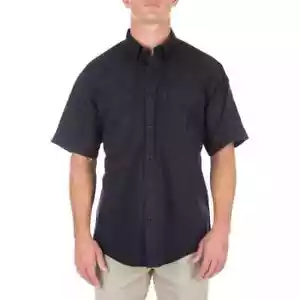 5.11 TACTICLE SERIES 71152 MEN'S SS SHIRT SIZE MEDIUM NAVY COTTON BUTTON NWT - Picture 1 of 1