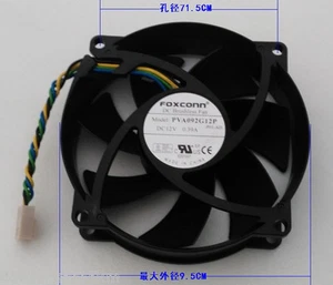 FOXCONN PVA092G12P E231557 DC12V 0.39A 95mm 95x95x25mm 4Pin Cooling FAN - Picture 1 of 3