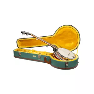 Crossrock Master Series - Resonador de madera de 5 cuerdas estilos de estuche Banjos - Imagen 1 de 9