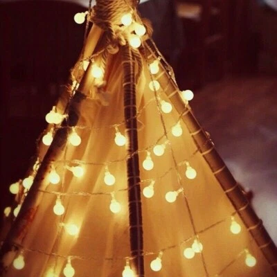 300cm String Lights 20-LED Mini Falsh Ball Lamp Home Adorn DIY Party Fairy Light - Image 1 of 4