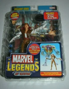 2006 MARVEL LEGENDS LADY DEATHSTRIKE INCLUDES DIORAMA & 32 PAGE COMIC BOOK - Picture 1 of 2