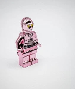 Lego Cromo Rosa Chapado Star Wars C-3PO SW Edición Limitada ¡Nuevo!! - Imagen 1 de 4