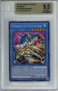 YuGiOh Nekroz of Catastor - THSF-EN018 - Secret Rare - Unlimited Edition BGS 9.5 - Picture 1 of 2