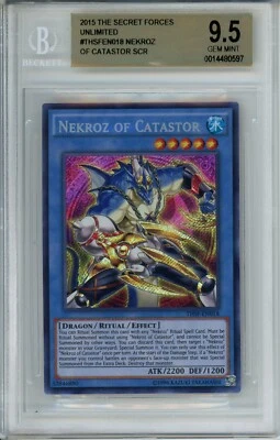 YuGiOh Nekroz of Catastor - THSF-EN018 - Secret Rare - Unlimited Edition BGS 9.5 - Image 1 of 2