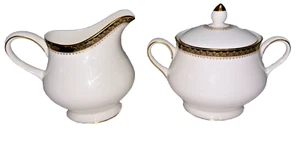 WEDGWOOD CHESTER CREAM & COVERED SUGAR SET CH6516 No Flaws Beautiful Set - Picture 1 of 11