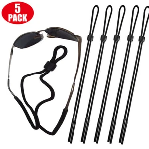 5PCS Sport Sunglass Neck Strap Eyeglass Read Glasses Nylon Cord Lanyard Holder - Picture 1 of 12