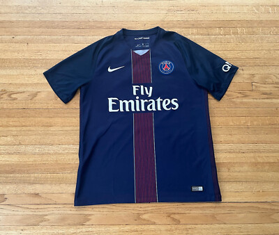 Paris Saint Germain Nike Dri Fit Mens Blue Football Jersey David