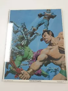 Hulk - Underwater Armageddon poster, mounted and laminated, VGC - Foto 1 di 2