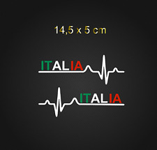Italia Aufkleber, Italien, Italy Aufkleber, Autoaufkleber, Italien Flagge