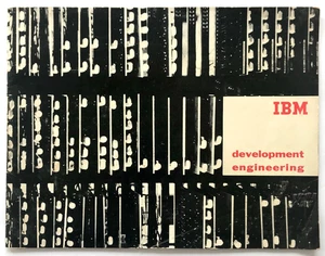 Vtg 1950s IBM Development Engineering BROCHURE Poughkeepsie COMPUTER Punch Card - Picture 1 of 9