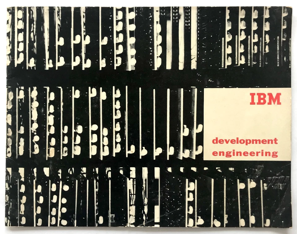 Vtg 1950s IBM Development Engineering BROCHURE Poughkeepsie COMPUTER Punch Card - Image 1 of 4