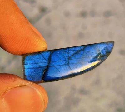 35 Cts. Rainbow Fire labradorita cabujón de lujo piedra preciosa natural suelta - Imagen 1 de 4