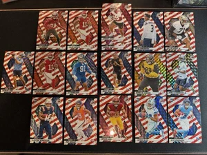 2025 Panini Mosaic Ornament Box Red and White Candy Cane Stripe Prizm Rookie Lot - Bild 1 von 3