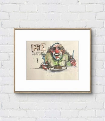 Faris Art: Pie: Papel Bristol 10x14 Neoexpresionismo único Foto 1 de 4