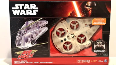 🚀 Air Hogs Star Wars Millennium Falcon пульт дистанционного управления Quad дрон - новый в коробке запечатанный - Изображение 1 из 4