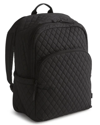 Vera Bradley Moonless Night Black Essential LARGE Backpack NWT - Image 1 of 4