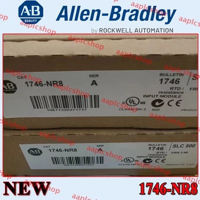 1746-NR8 New NEW PLC 1746-NR8/A SLC500 RTD Resistance Input Module US - Image 1 of 4