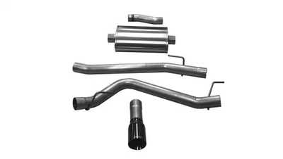 Corsa Sport 3" Cat-Back Exhaust Black Tip Fits 20-23 Jeep Gladiator JT 3.6L - Image 1 of 4