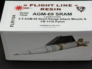 Flight Line resina FLR1104 1/72 AGM-69 SRAM con cubierta aerodinámica (4) - Imagen 1 de 1