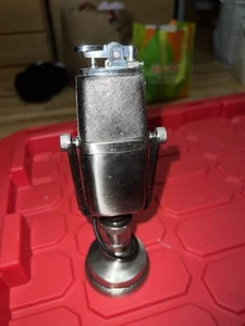 Vintage Microphone Desk Tabletop Lighter Japanese 1950's RARE! COMOY'S OF LONDON - Picture 1 of 9