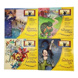 4 CD Lot Maestro Classics Stories Music London Philharmonic Orchestra - Imagen 1 de 3