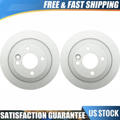 2 rotores de freno traseros ATE para Cooper Mini 2002 2003 2004 2005 2006 2007 2008 2009 Foto 1 de 4