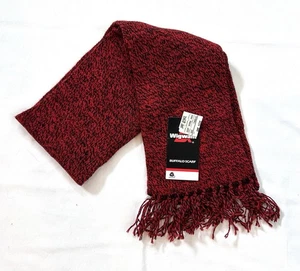 Vintage American Eagle Outfitters Buffalo Scarf Red Black 7”x54" Wigwam 70s 80s - Picture 1 of 5