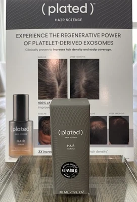 Plated Skincare Hair Serum 30ml exp 2027 New IN BOX FREE SHIPPING - Image 1 of 2